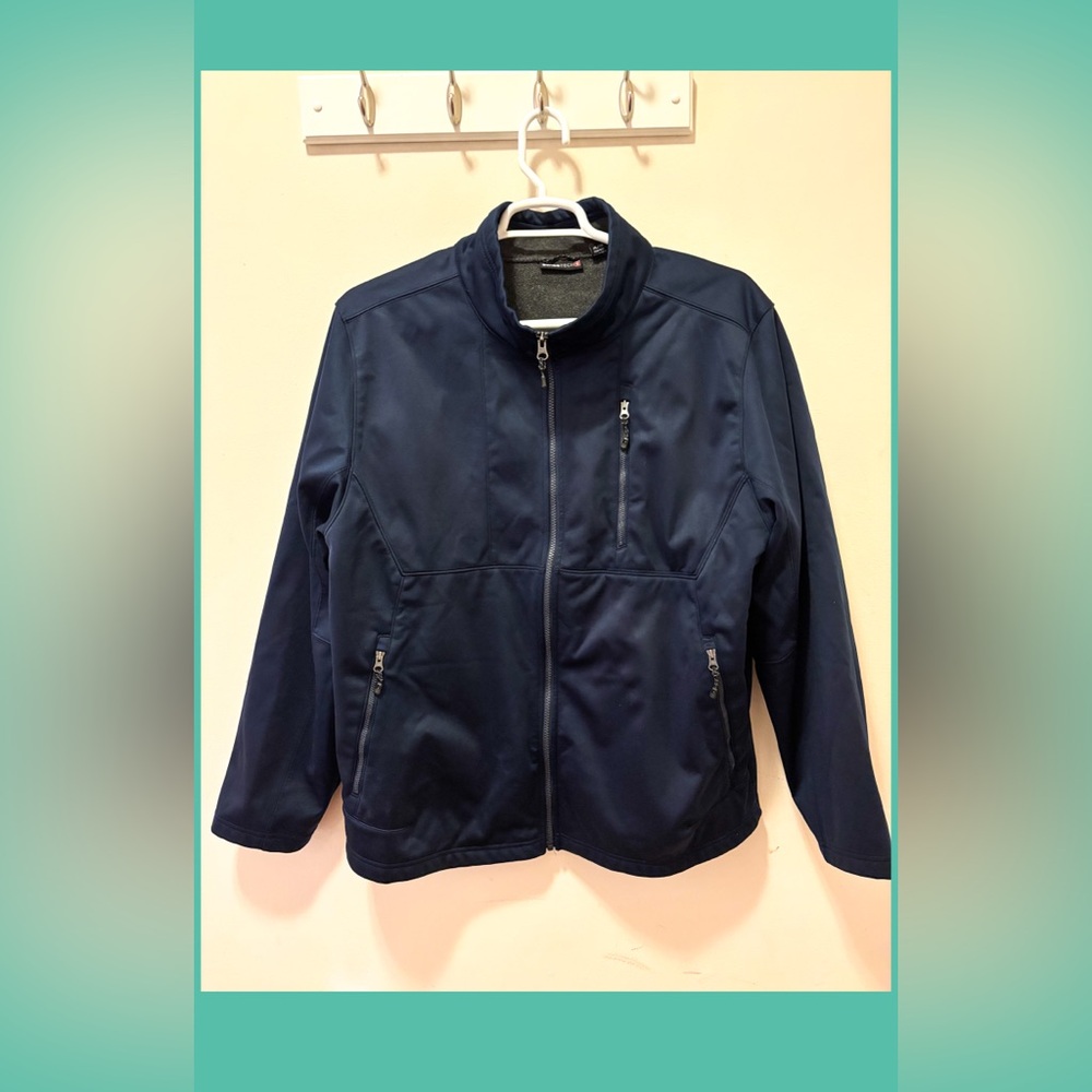 Swiss Tech Navy Soft Shell Performance Jacket - image 1